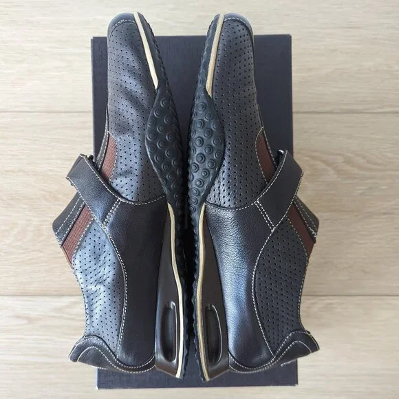 Cole Haan Air Estadio Strap II Leather Shoes – Dark Brown, Men's 9 - Picture 11 of 14